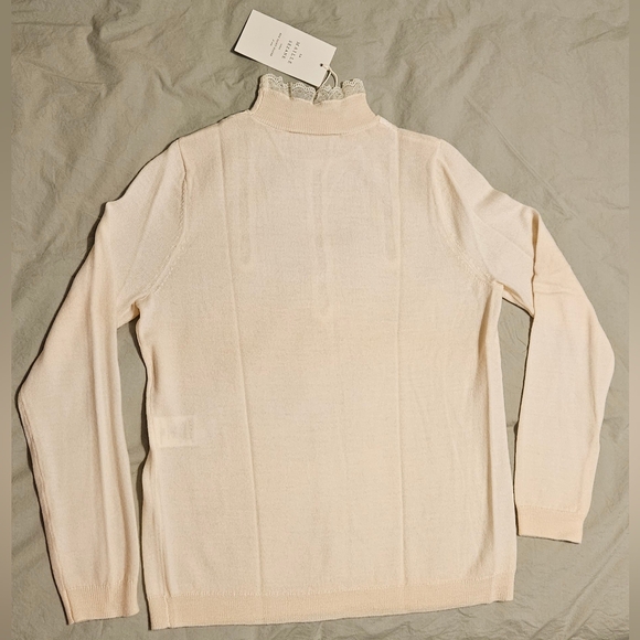 NWT Sezane Tulio Sweater in Ecru in Size S - Picture 5 of 7